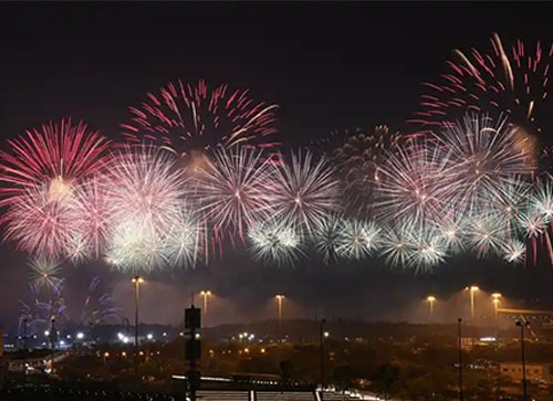 和政县焰火晚会